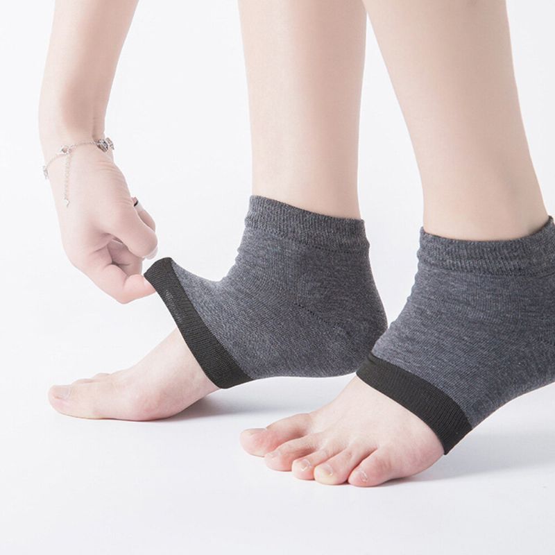 10 Paires De Chaussettes Anti-fissures En Silicone Pour Les Pieds