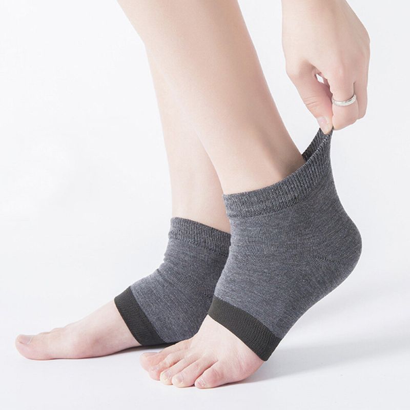 10 Paires De Chaussettes Anti-fissures En Silicone Pour Les Pieds