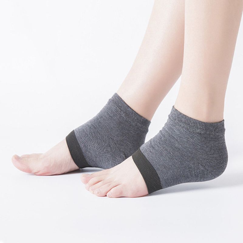 10 Paires De Chaussettes Anti-fissures En Silicone Pour Les Pieds