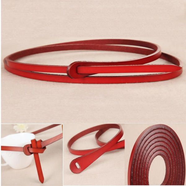 110 cm Durable Womens Belt Fashion Design Vintage Vachette Ceintures En Cuir Véritable