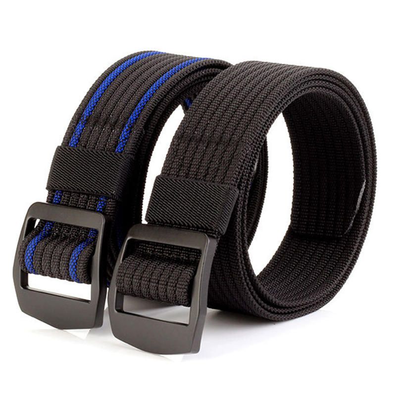 120 cm Hommes Stretch Tressé Élastique Tissage Nylon Ceintures Militaires Sport En Plein Air Tactique Ceinture