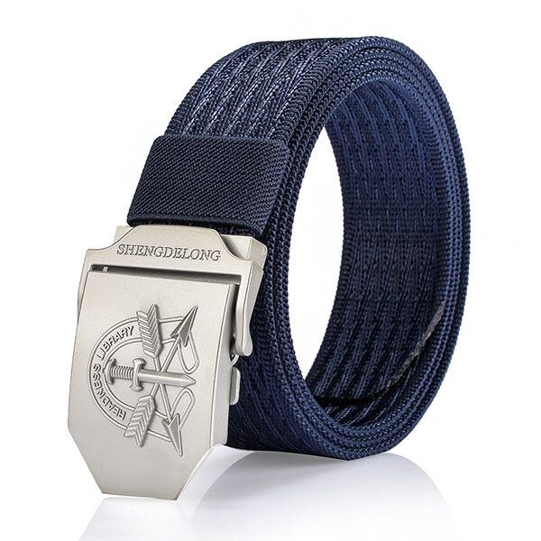 125 cm Hommes Nylon Militaire Durable Boucle En Métal Ceinture Casual Respirant Jeans Ceinture