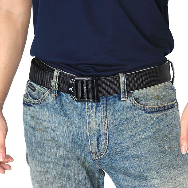 125cm Ceinture Ferme En Nylon Pour Hommes Ceintures D'entraînement Tactiques De Camping