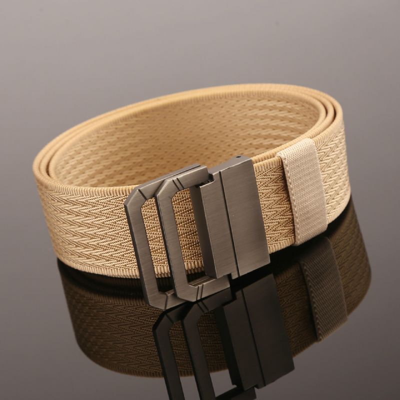 130 cm Hommes Double Anneau Boucle Ceinture En Nylon Militaire Tactique Durable Sport Jeans Ceinture