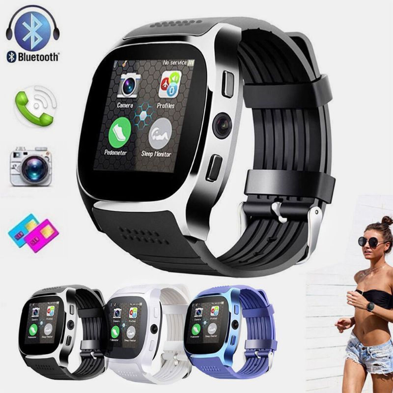 3 Couleurs Ips Silicone Hommes Casual Sports Multifonctionnel Smart Wearable Watch Digital Watch