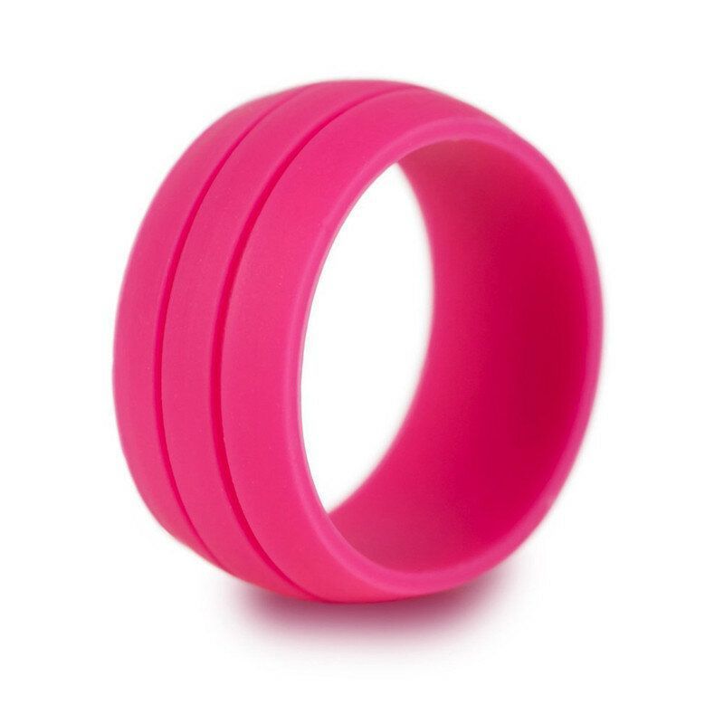 8.5mm Tendance Coloré Anneau En Silicone Environnemental Casual Unisexe En Gros Cadeau Pour Hommes Pour Femmes