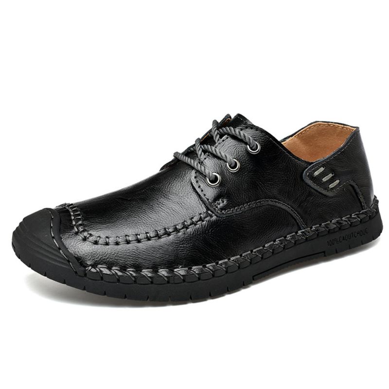 Anti-collision Toe Véritable Cuir Casual Business Oxfords