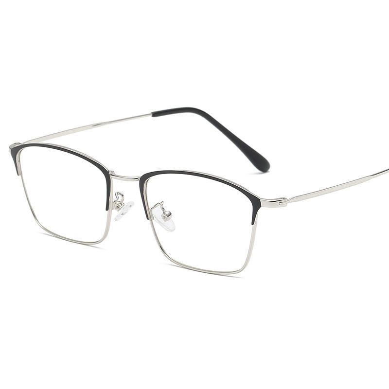 Anti-fatigue Anti-lumière Bleue Vogue Square Clear Lens Glasses