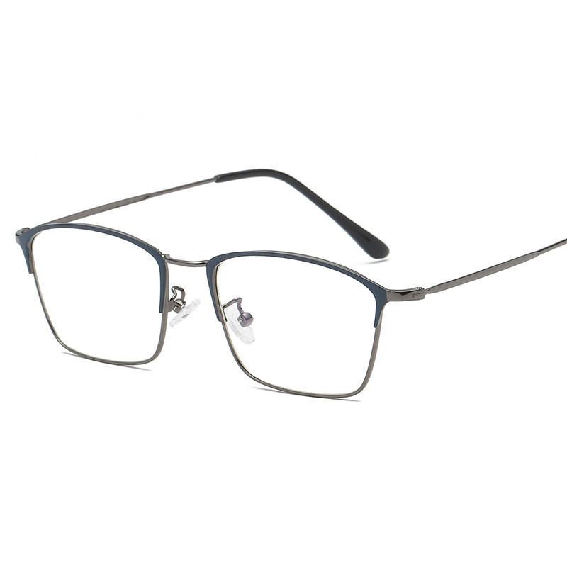 Anti-fatigue Anti-lumière Bleue Vogue Square Clear Lens Glasses