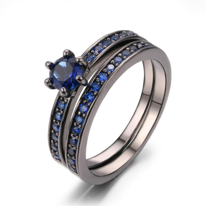 Bague De Fiançailles Élégante À Six Griffes En Cuivre Avec Zircon Cubique Pour Femme