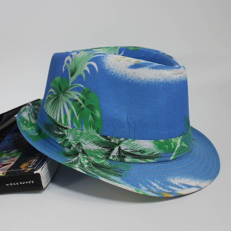 Beach Pattern Cloth Seaside Vacation Bucket Hat