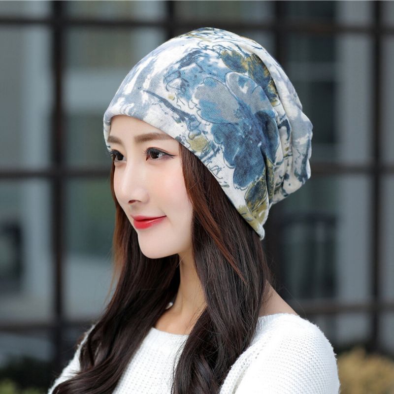 Bonnet Chimio Respirant Imprimé Bonnet Turban Bonnet Extérieur