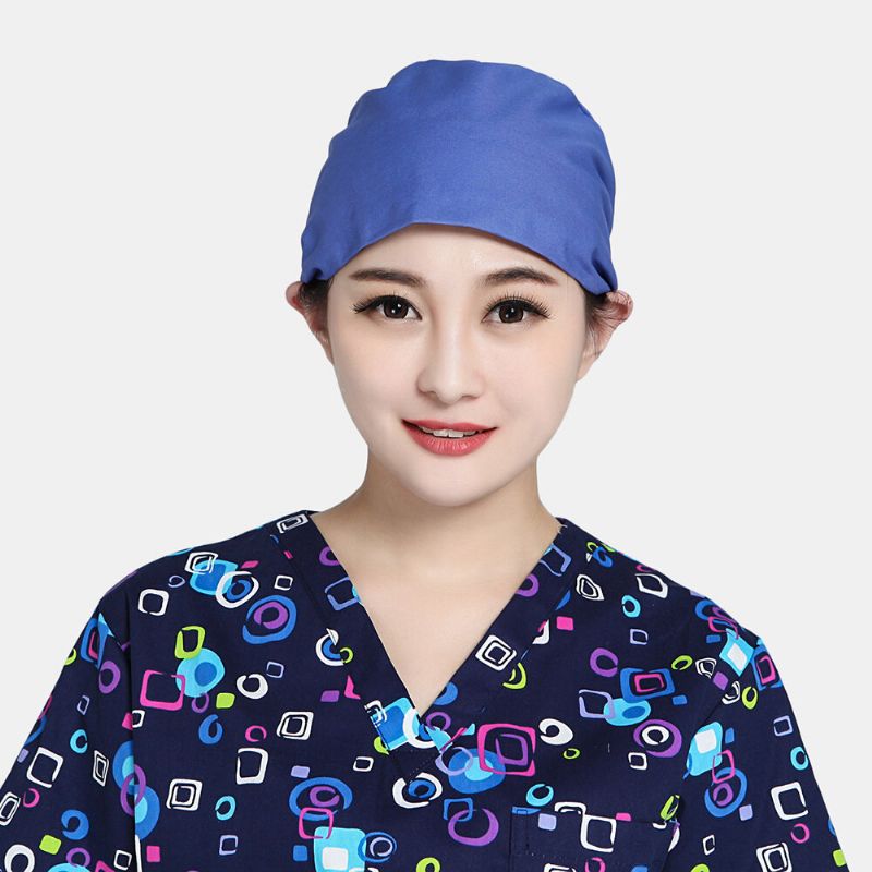 Bonnet Chirurgical Sangle De Beauté Chapeau D'esthéticienne De Couleur Unie Bonnets De Gommage