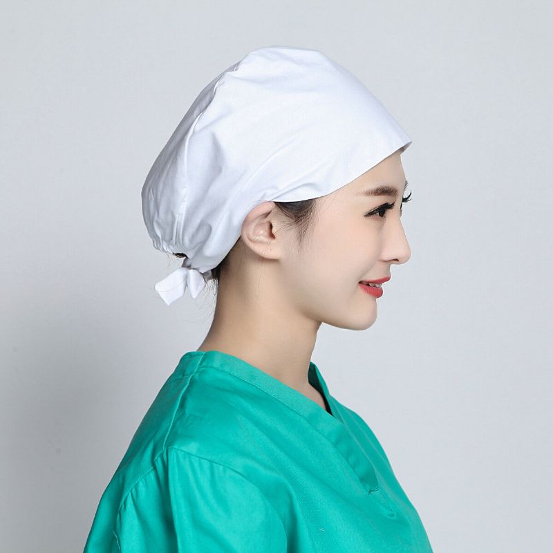 Bonnet Chirurgical Sangle De Beauté Chapeau D'esthéticienne De Couleur Unie Bonnets De Gommage