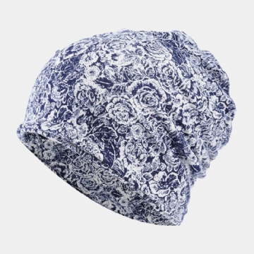 Bonnet En Coton À Motif Rose Polyvalent Pour Femmes