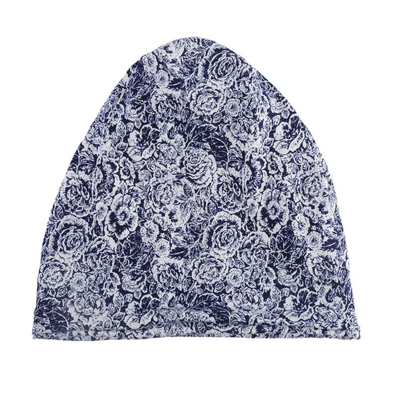 Bonnet En Coton À Motif Rose Polyvalent Pour Femmes