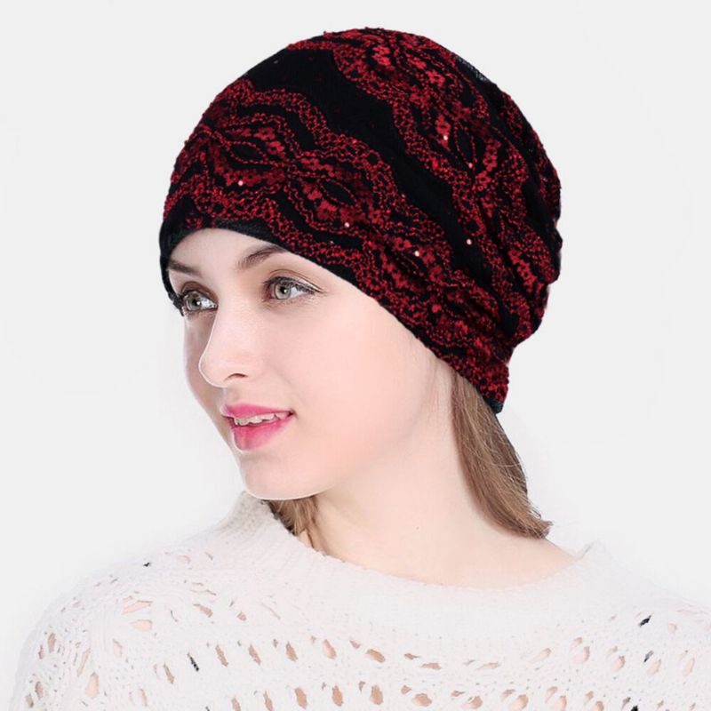 Bonnet En Dentelle Bonnet De Chimiothérapie Bonnet Foulard