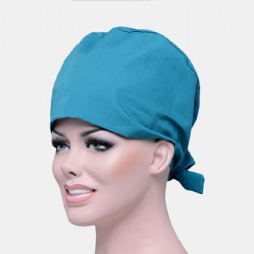 Bonnet De Gommage De Couleur Unie Chapeau Chirurgical Infirmière Docteur Chapeau Vétérinaire Chapeau