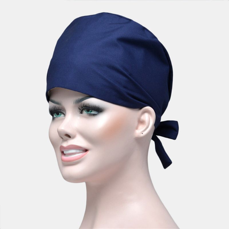 Bonnet De Gommage De Couleur Unie Chapeau Chirurgical Infirmière Docteur Chapeau Vétérinaire Chapeau