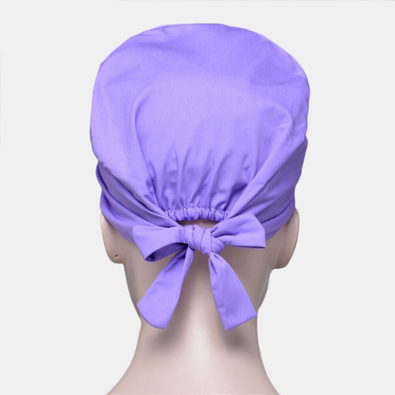 Bonnet De Gommage De Couleur Unie Chapeau Chirurgical Infirmière Docteur Chapeau Vétérinaire Chapeau