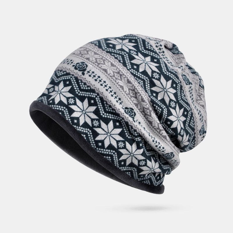 Bonnet D'impression De Fleurs Multi-usages En Coton Pour Femmes