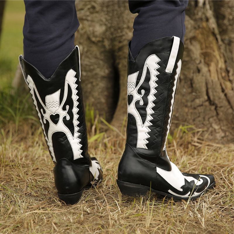 Bottes De Cowboy À Bout Pointu Pour Femmes De Grande Taille