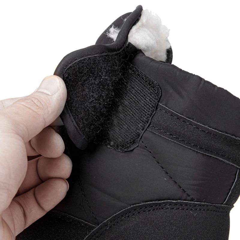 Bottes De Neige Antidérapantes Pour Hommes Avec Doublure En Peluche Épaisse