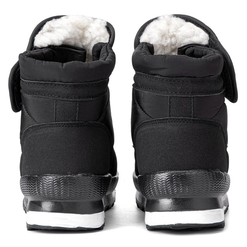 Bottes De Neige Antidérapantes Pour Hommes Avec Doublure En Peluche Épaisse