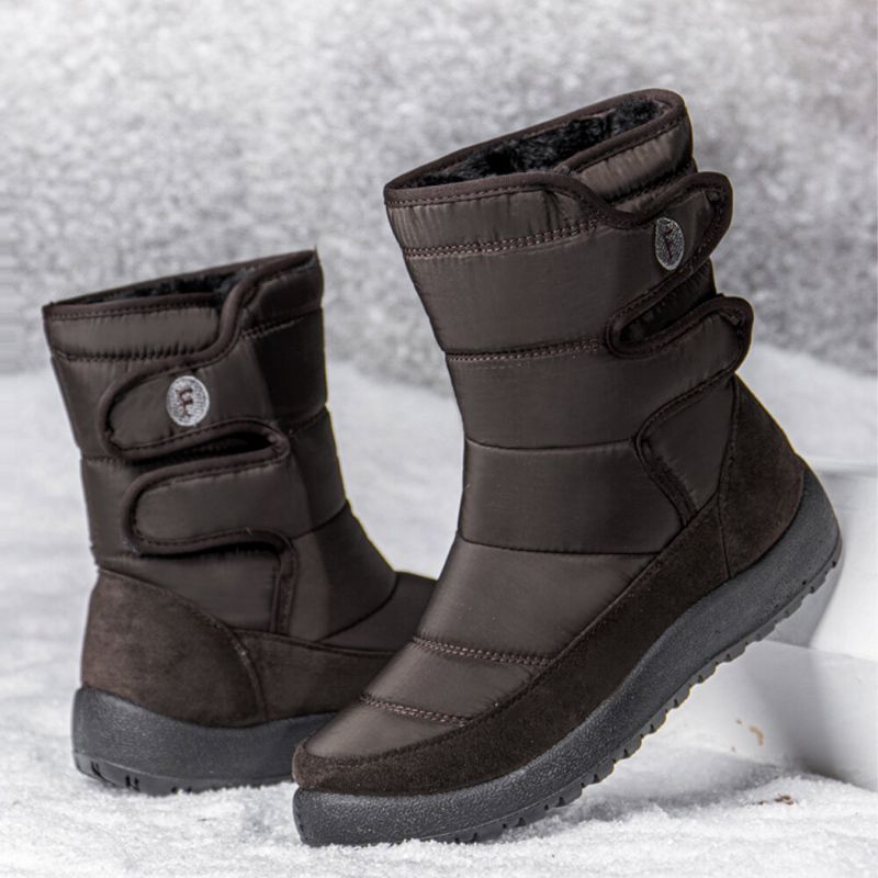 Bottes De Neige À Mollet Court Et Imperméables Pour Femmes