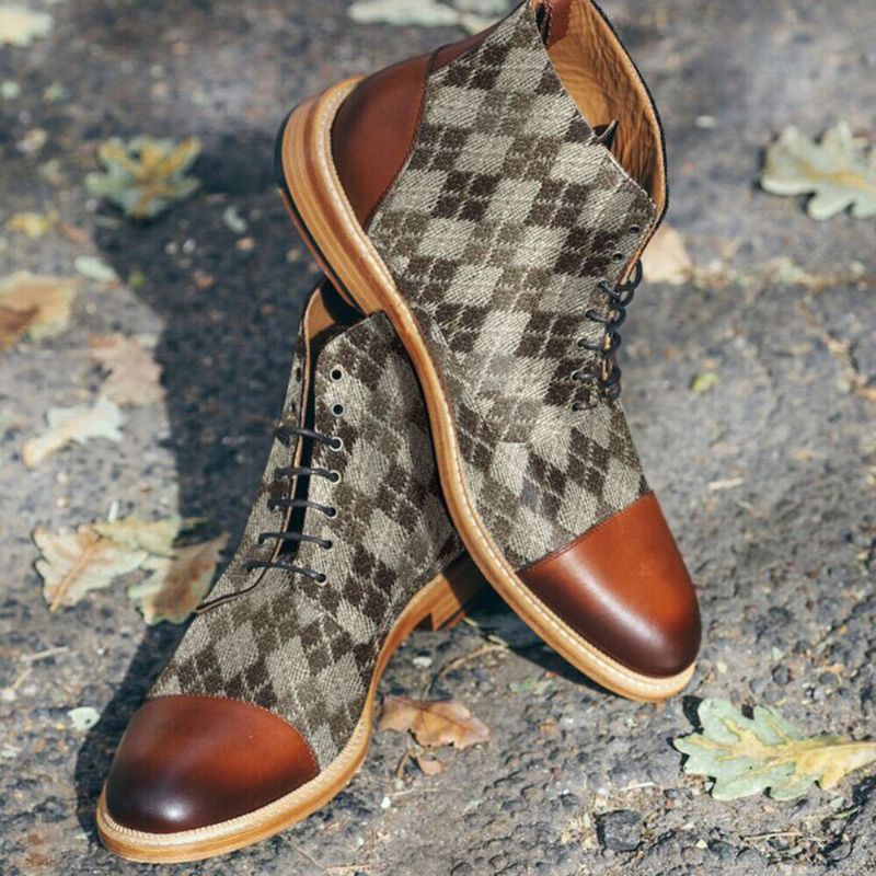 Bottes De Style Britannique Pour Hommes