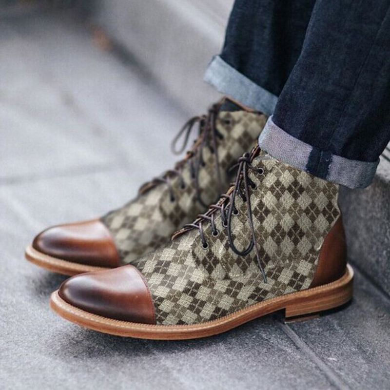 Bottes De Style Britannique Pour Hommes