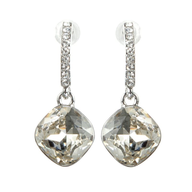 Boucles D'oreilles Classiques En Cristal Avec Strass Éblouissants Pour Femmes Meilleur Cadeau