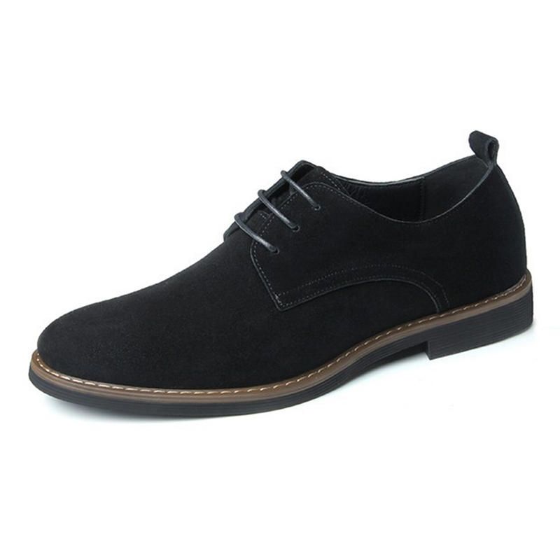 Bout Pointu Décontracté En Daim Doux Business Office Oxfords