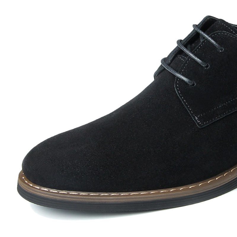 Bout Pointu Décontracté En Daim Doux Business Office Oxfords