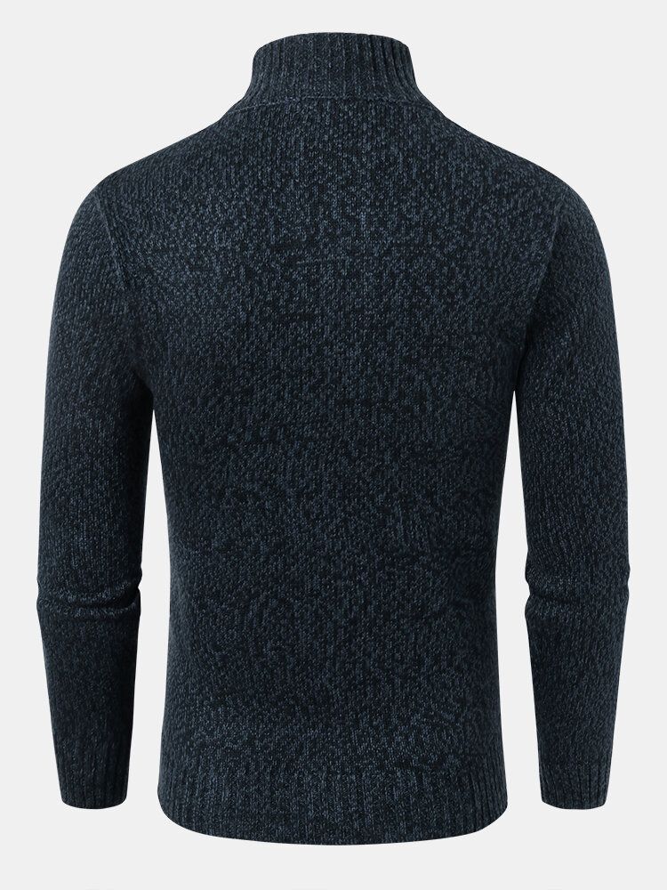 Cardigans À Manches Longues Et Fermeture Éclair En Tricot Torsadé Pour Homme