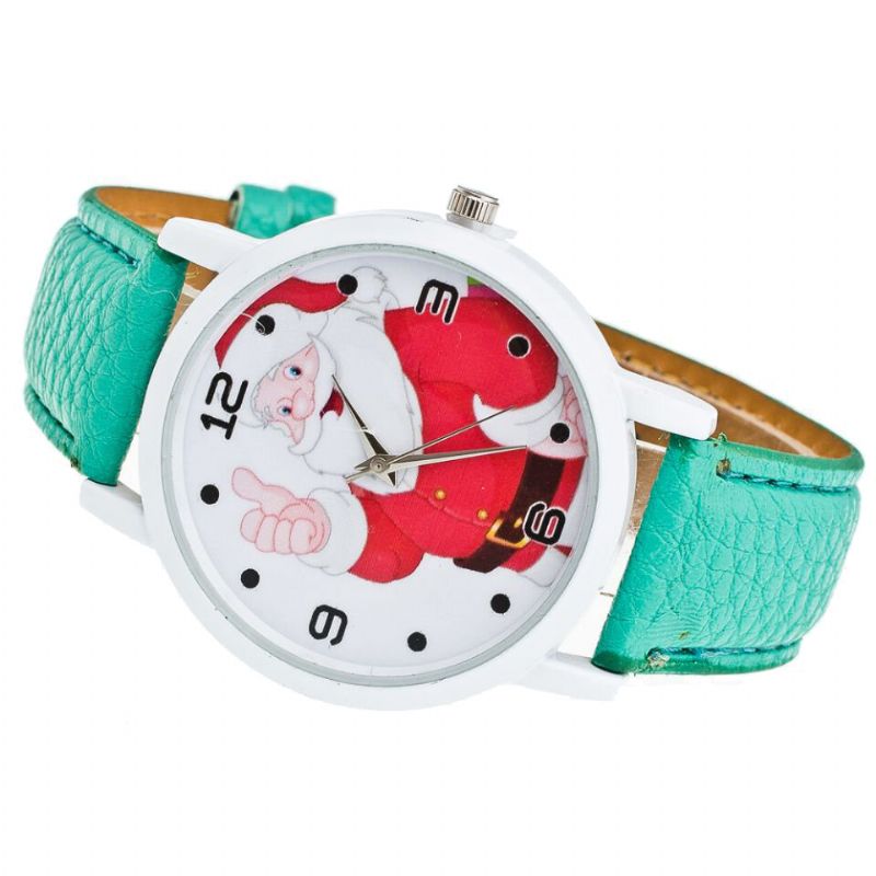 Cartoon Santa Thumbs Up Cute Fahsion Kid Watch Montre À Quartz