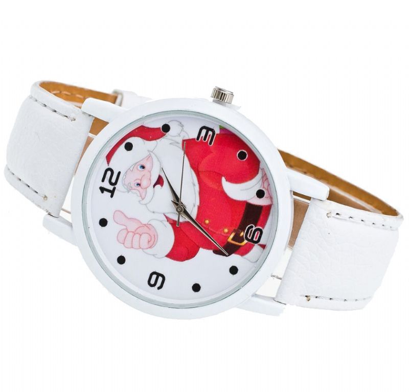 Cartoon Santa Thumbs Up Cute Fahsion Kid Watch Montre À Quartz