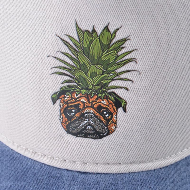 Casquette De Baseball Ananas Unisexe Casquette Délavée Casquette Hip Hop Cloutée