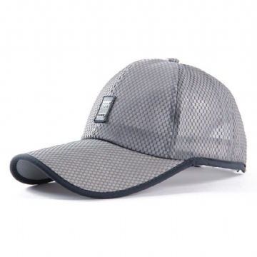 Casquette De Baseball Décontractée En Maille Pour Parasol Pour Homme