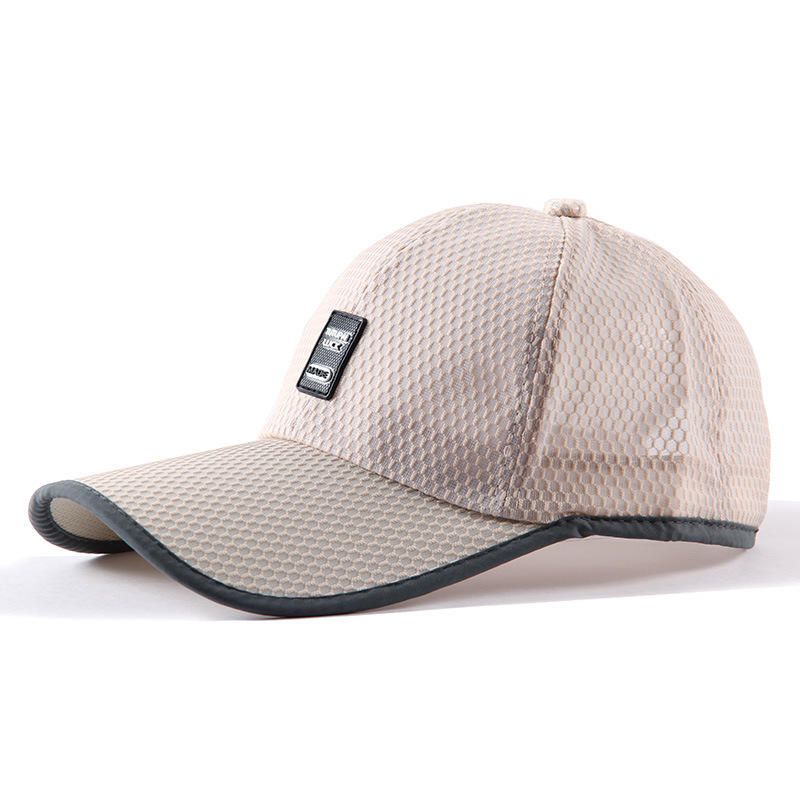 Casquette De Baseball Décontractée En Maille Pour Parasol Pour Homme