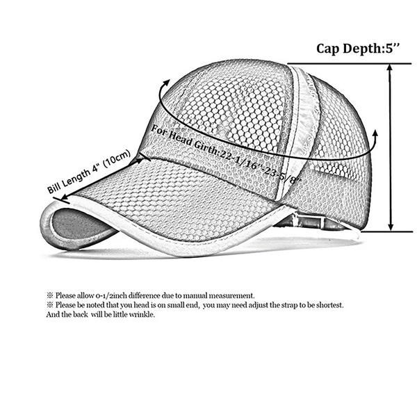 Casquette De Baseball Décontractée En Maille Pour Parasol Pour Homme