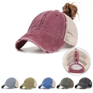 Casquette De Baseball En Queue De Cheval Pour Femmes