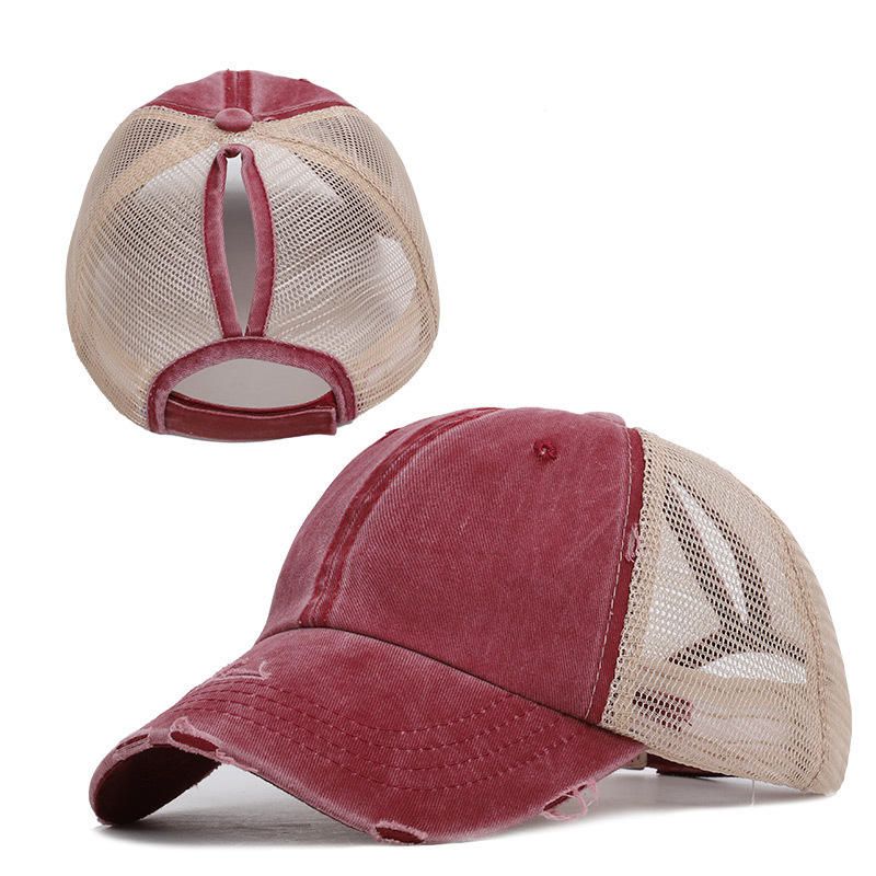 Casquette De Baseball En Queue De Cheval Pour Femmes