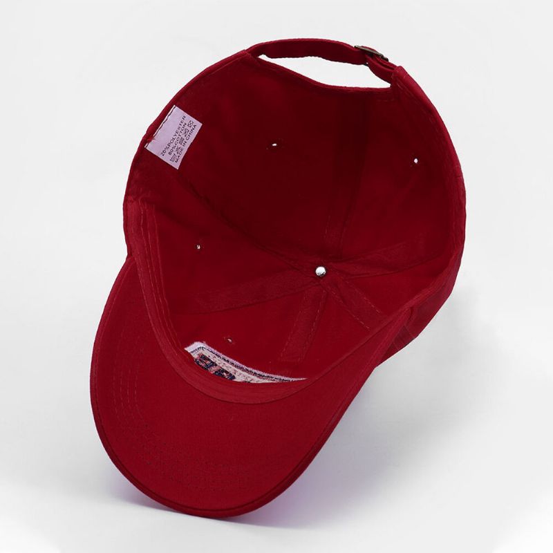 Casquette De Baseball Unisexe En Coton Avec Lettres Brodées