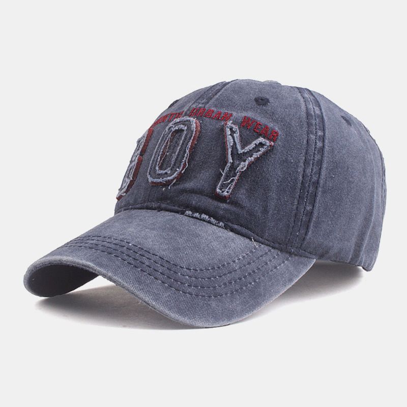 Casquette De Baseball Unisexe En Coton Avec Motif De Broderie De Lettres 3d