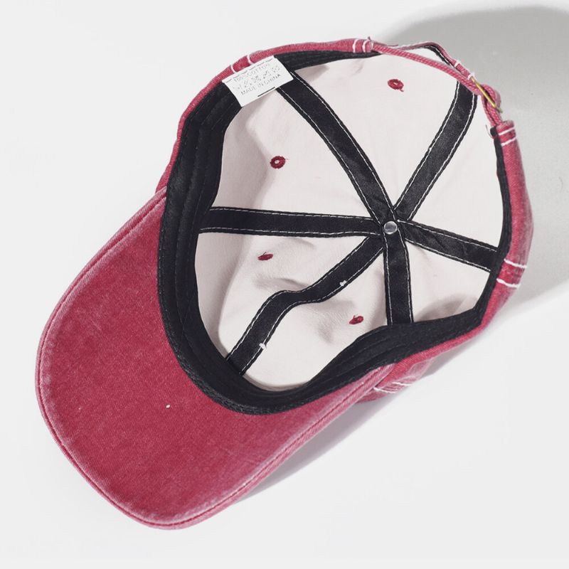 Casquette De Baseball Unisexe En Coton De Couleur Unie Avec Protection Solaire Pour L'extérieur