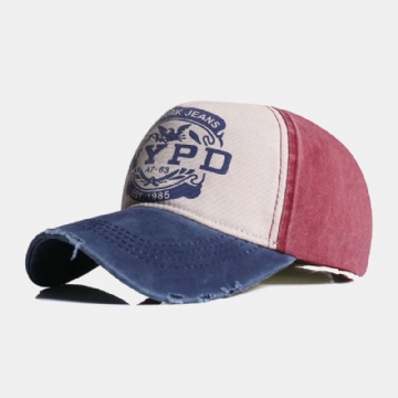 Casquette Unisexe En Sergé Imprimé Avec Lettre Aigle