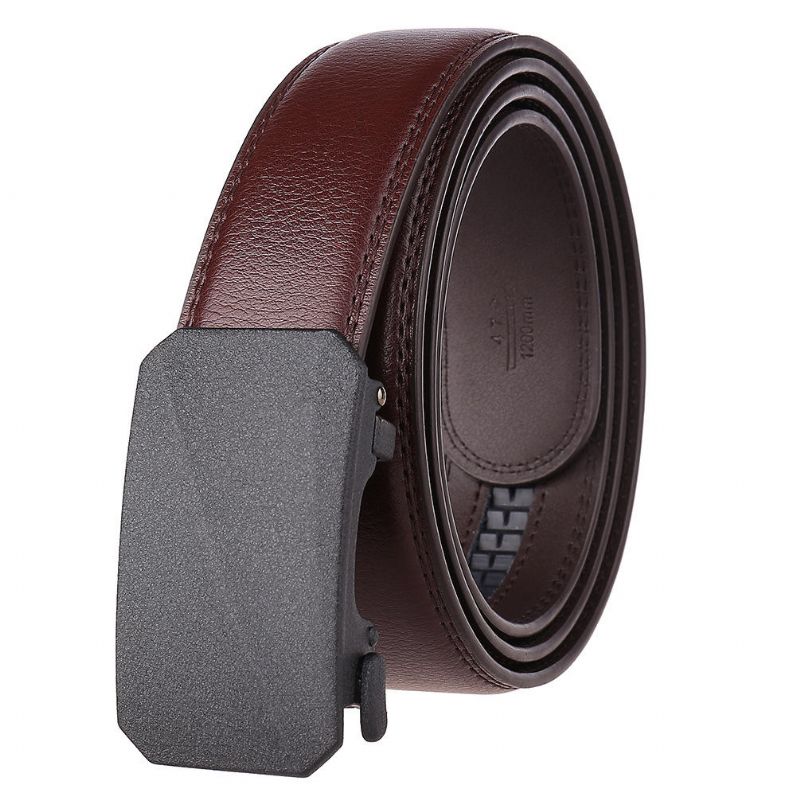 Ceinture À Boucle Automatique En Alliage Ceinture Pour Hommes Ceinture En Cuir