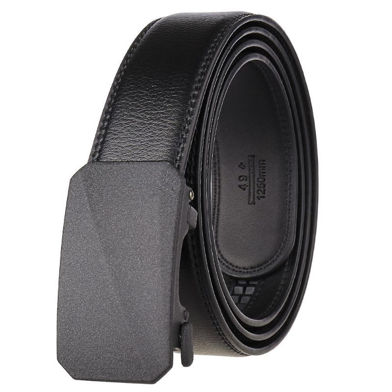 Ceinture À Boucle Automatique En Alliage Ceinture Pour Hommes Ceinture En Cuir