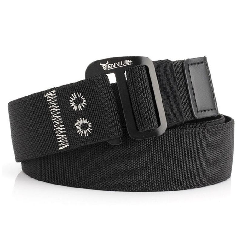 Ceinture Élastique En Nylon Pour Hommes Ceinture En Toile Tissée Extérieure